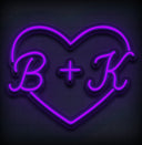 Personalized Couple Initials Wedding Neon Sign - NeonXpert