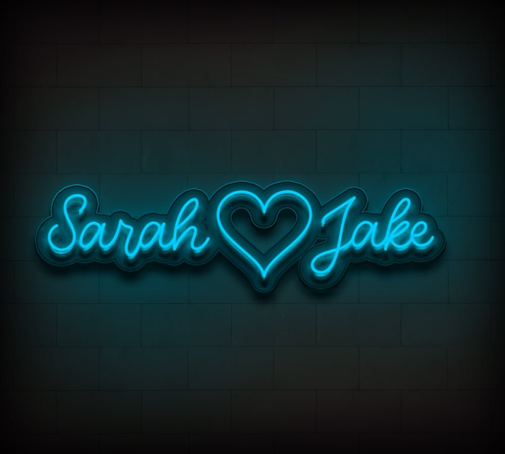 Personalized Couple Name Neon Sign - NeonXpert
