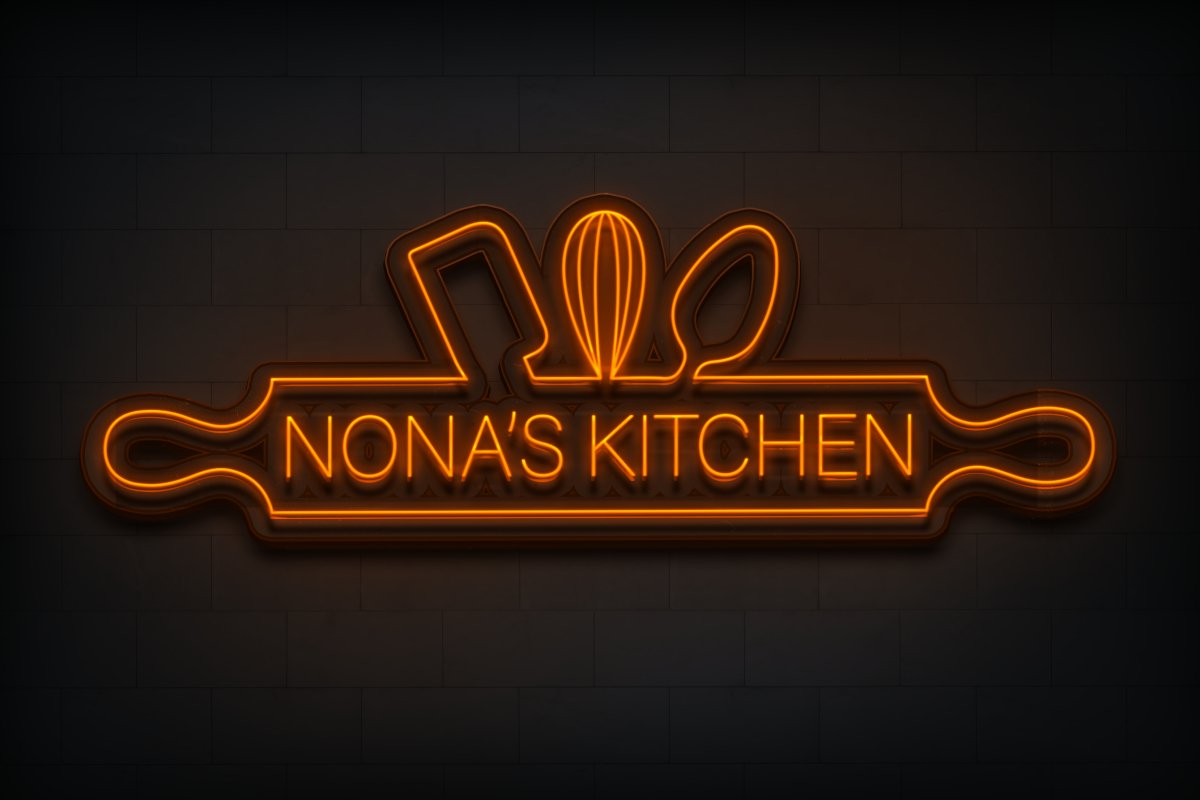 Personalized Kitchen Neon Sign - Gift for Mom, Nana, Grandma - NeonXpert