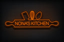 Personalized Kitchen Neon Sign - Gift for Mom, Nana, Grandma - NeonXpert