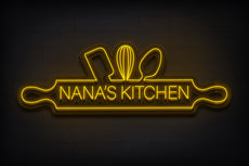 Personalized Kitchen Neon Sign - Gift for Mom, Nana, Grandma - NeonXpert