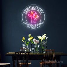 Personalized Mushroom Neon Sign - NeonXpert