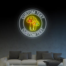 Personalized Mushroom Neon Sign - NeonXpert