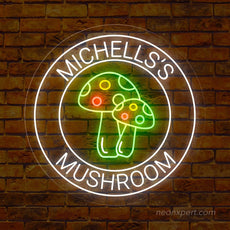 Personalized Mushroom Neon Sign - NeonXpert