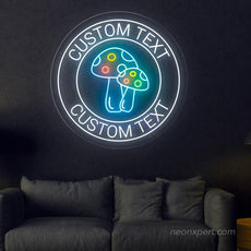 Personalized Mushroom Neon Sign - NeonXpert