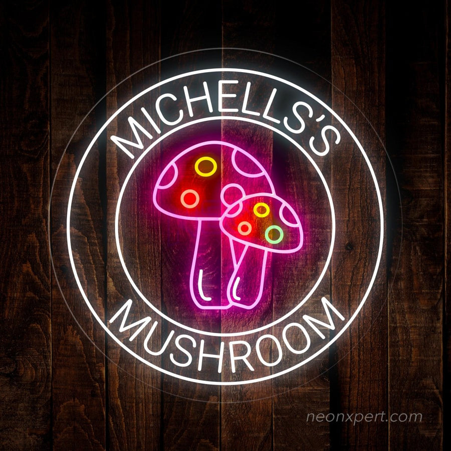 Personalized Mushroom Neon Sign - NeonXpert