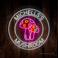 Personalized Mushroom Neon Sign - NeonXpert