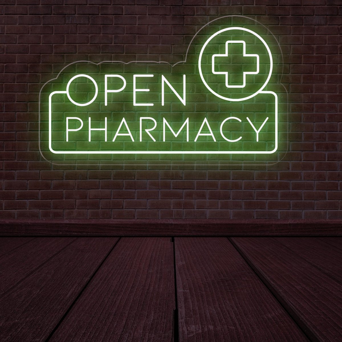 Pharmacy Open LED Neon Sign | Bright Window Business Signage - NEONXPERT