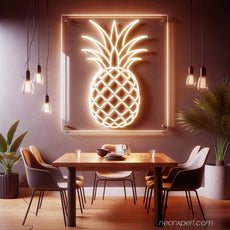 Pineapple Neon Sign: Brighten Your Space with Tropical Style - NeonXpert