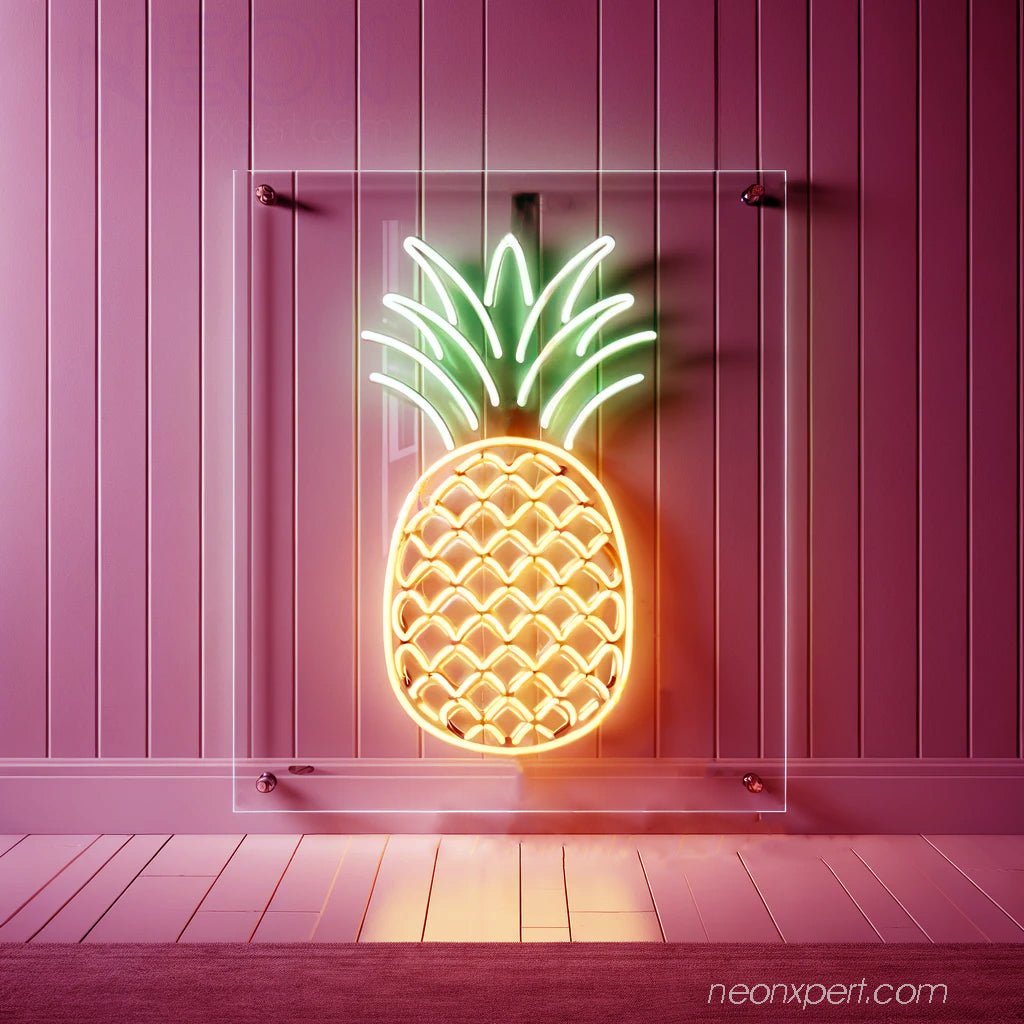 Pineapple Neon Sign: Brighten Your Space with Tropical Style - NeonXpert