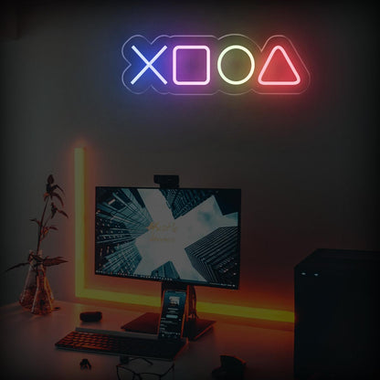 PlayStation Neon Sign - LED Neon Light for Gaming Room Decor - NEONXPERT