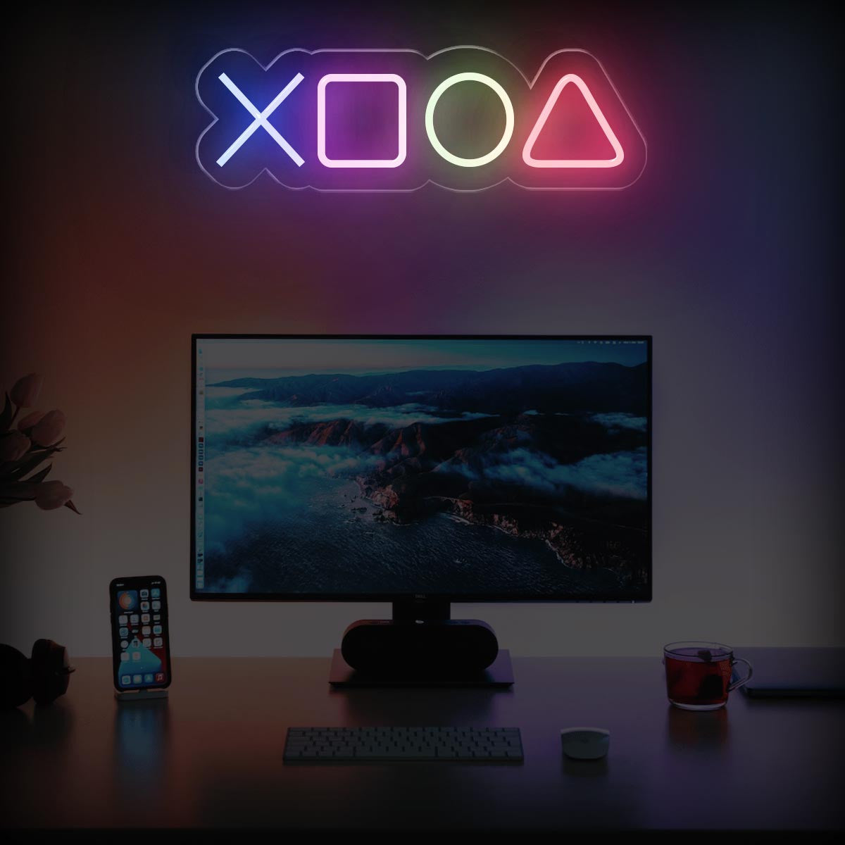 Playstation Neon Sign - Led Neon Light For Gaming Room Decor – Neonxpert