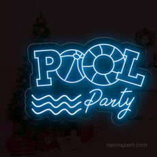 Pool Party LED Neon Sign - Brighten Your Celebration - NeonXpert