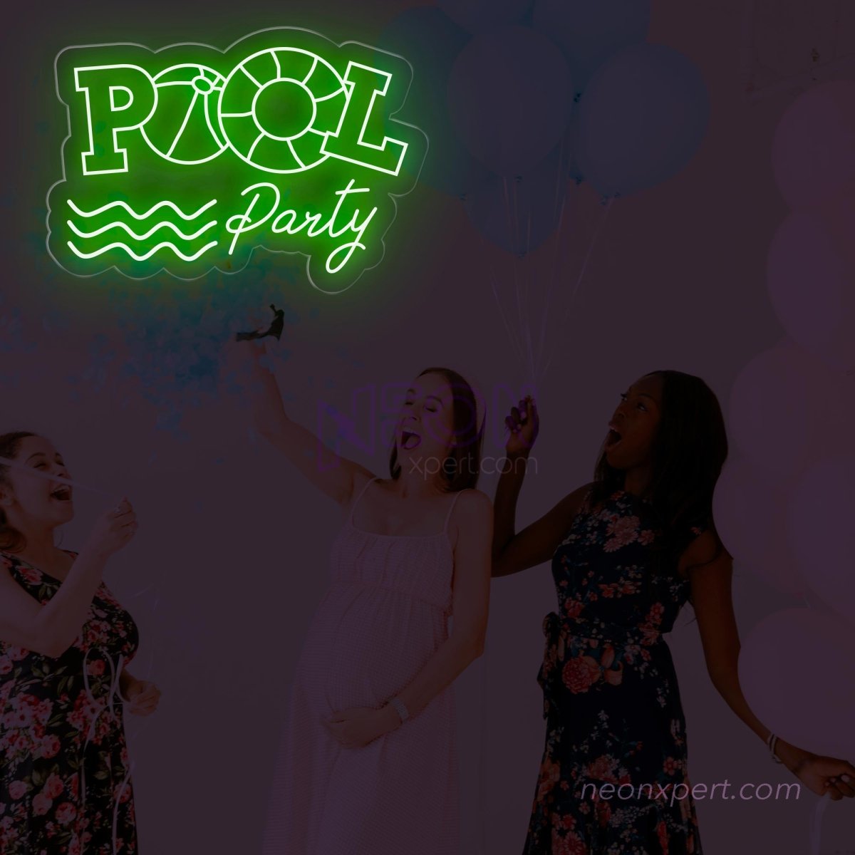 Pool Party LED Neon Sign - Brighten Your Celebration - NeonXpert