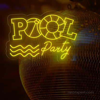 Pool Party LED Neon Sign - Brighten Your Celebration - NeonXpert