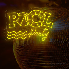 Pool Party LED Neon Sign - Brighten Your Celebration - NeonXpert