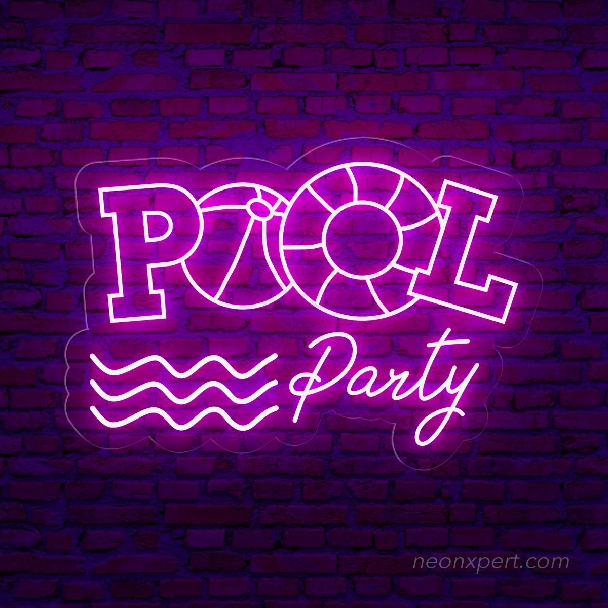 Pool Party LED Neon Sign Brighten Your Celebration NeonXpert
