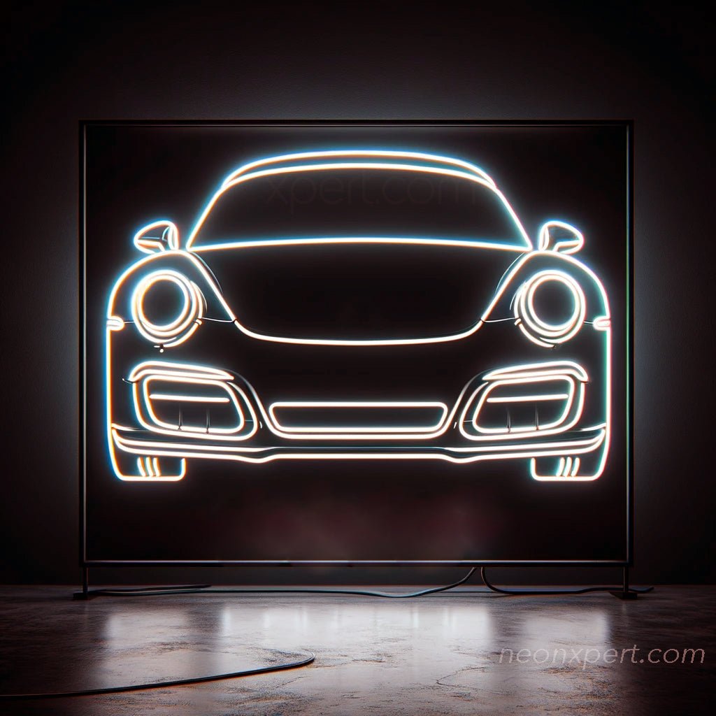 Porsche LED Neon Sign Wall Decor - NeonXpert