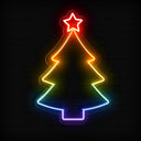 Rainbow Christmas Tree Neon Sign - Celebrate with Pride and Joy - NeonXpert