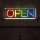 Rainbow Open Neon Sign | Embrace Colorful Brilliance - NEONXPERT