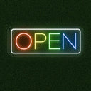Rainbow Open Neon Sign | Embrace Colorful Brilliance - NEONXPERT