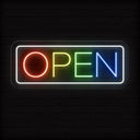 Rainbow Open Neon Sign | Embrace Colorful Brilliance - NEONXPERT