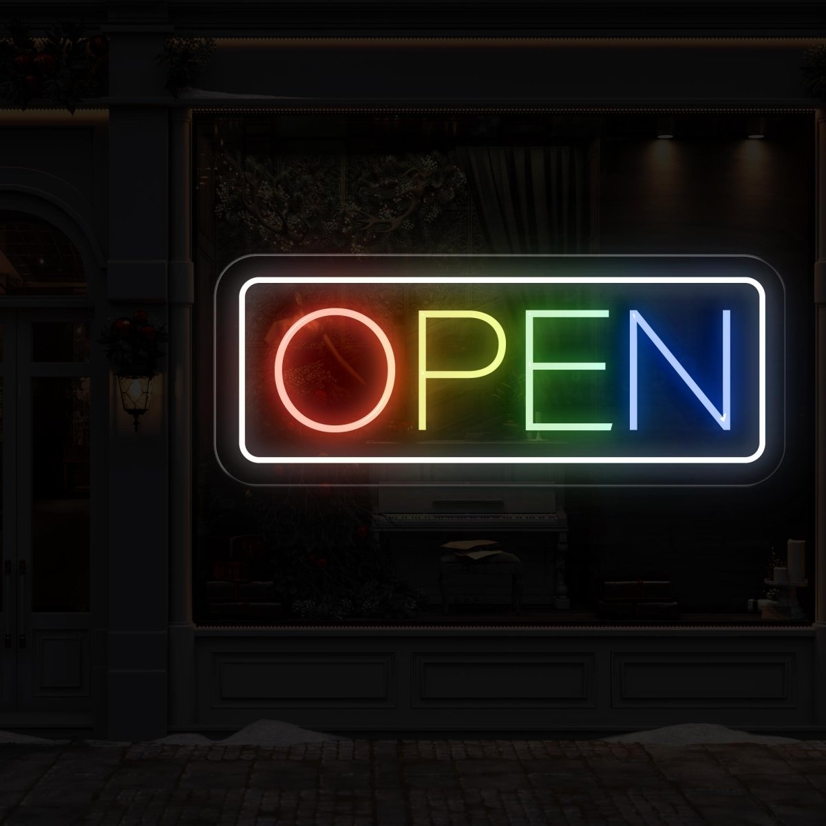 Rainbow Open Neon Sign | Embrace Colorful Brilliance - NEONXPERT