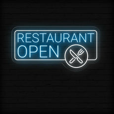 Restaurant Open Neon Sign | LED Light Up Sign - NEONXPERT