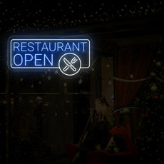 Restaurant Open Neon Sign | LED Light Up Sign - NEONXPERT