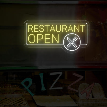 Restaurant Open Neon Sign | LED Light Up Sign - NEONXPERT