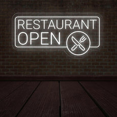 Restaurant Open Neon Sign | LED Light Up Sign - NEONXPERT