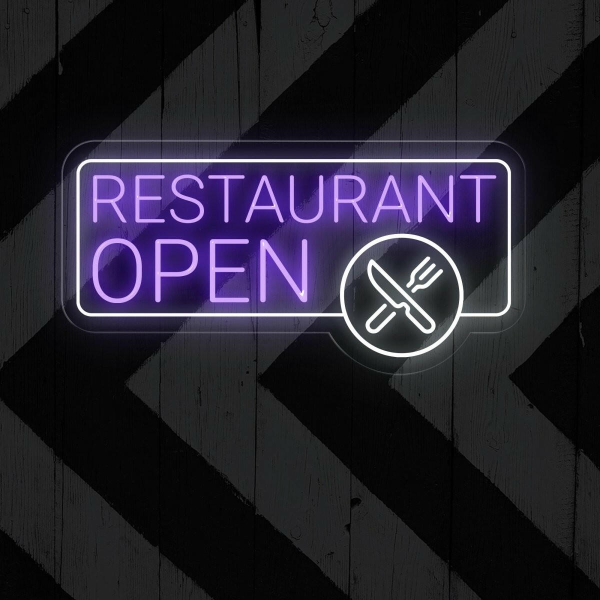 Restaurant Open Neon Sign | LED Light Up Sign - NEONXPERT