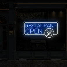 Restaurant Open Neon Sign | LED Light Up Sign - NEONXPERT