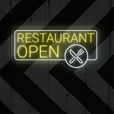 Restaurant Open Neon Sign | LED Light Up Sign - NEONXPERT