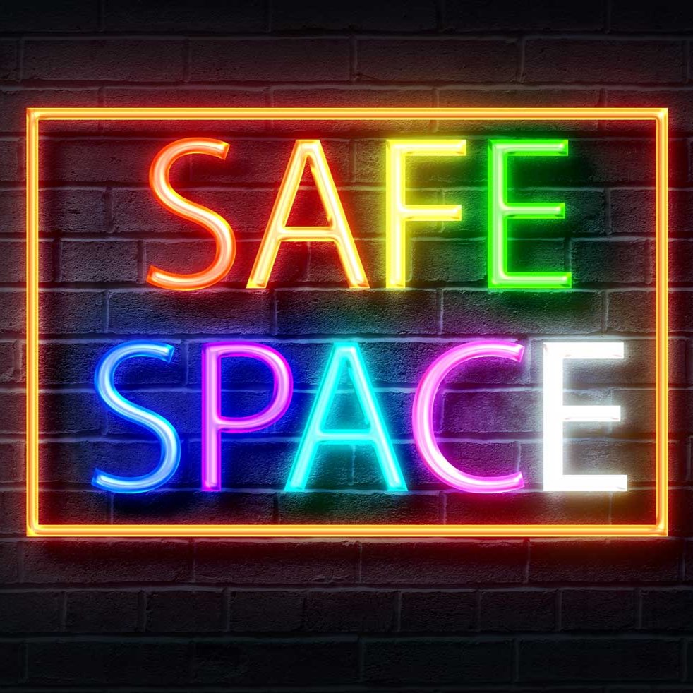 Safe Space Pride Neon Sign - NeonXpert