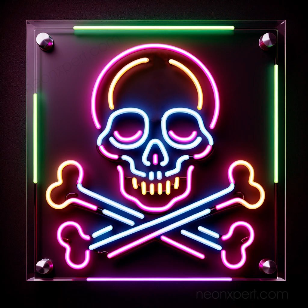 Skull and Crossbones LED Neon Sign - NeonXpert