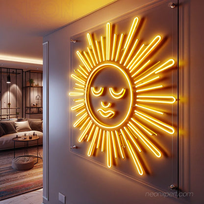 Smiling Sun LED Neon Sign - NeonXpert