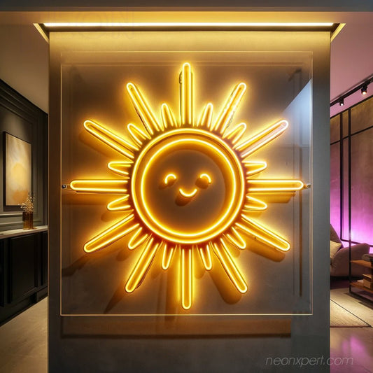 Smiling Sun LED Neon Sign - NeonXpert