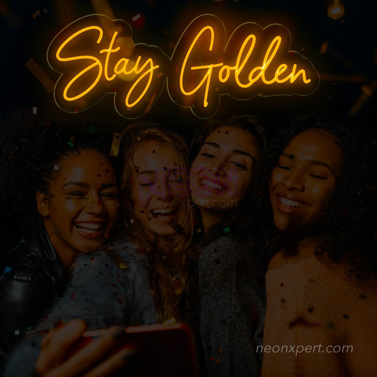 Stay Golden - Led Word Neon Light - NeonXpert