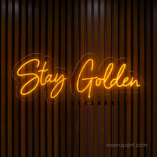 Stay Golden - Led Word Neon Light - NeonXpert