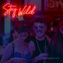 Stay Wild LED Neon Sign - Expressive Decor for Creative Spaces - NeonXpert