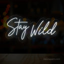 Stay Wild LED Neon Sign - Expressive Decor for Creative Spaces - NeonXpert