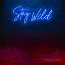 Stay Wild LED Neon Sign - Expressive Decor for Creative Spaces - NeonXpert