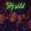 Stay Wild LED Neon Sign - Expressive Decor for Creative Spaces - NeonXpert
