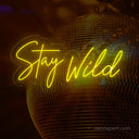Stay Wild LED Neon Sign - Expressive Decor for Creative Spaces - NeonXpert