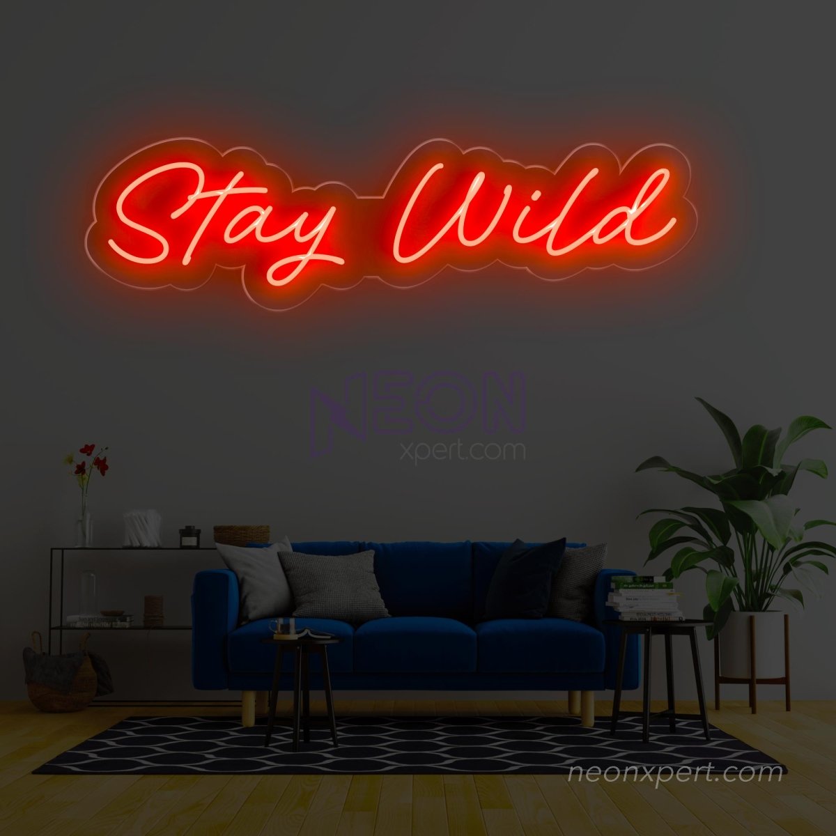 Stay Wild LED Neon Sign | Part Neon Light - NeonXpert