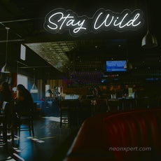 Stay Wild LED Neon Sign | Part Neon Light - NeonXpert