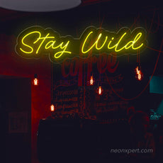 Stay Wild LED Neon Sign | Part Neon Light - NeonXpert