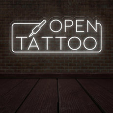 Tattoo Bar Open Neon Sign - A Radiant Ink - NEONXPERT