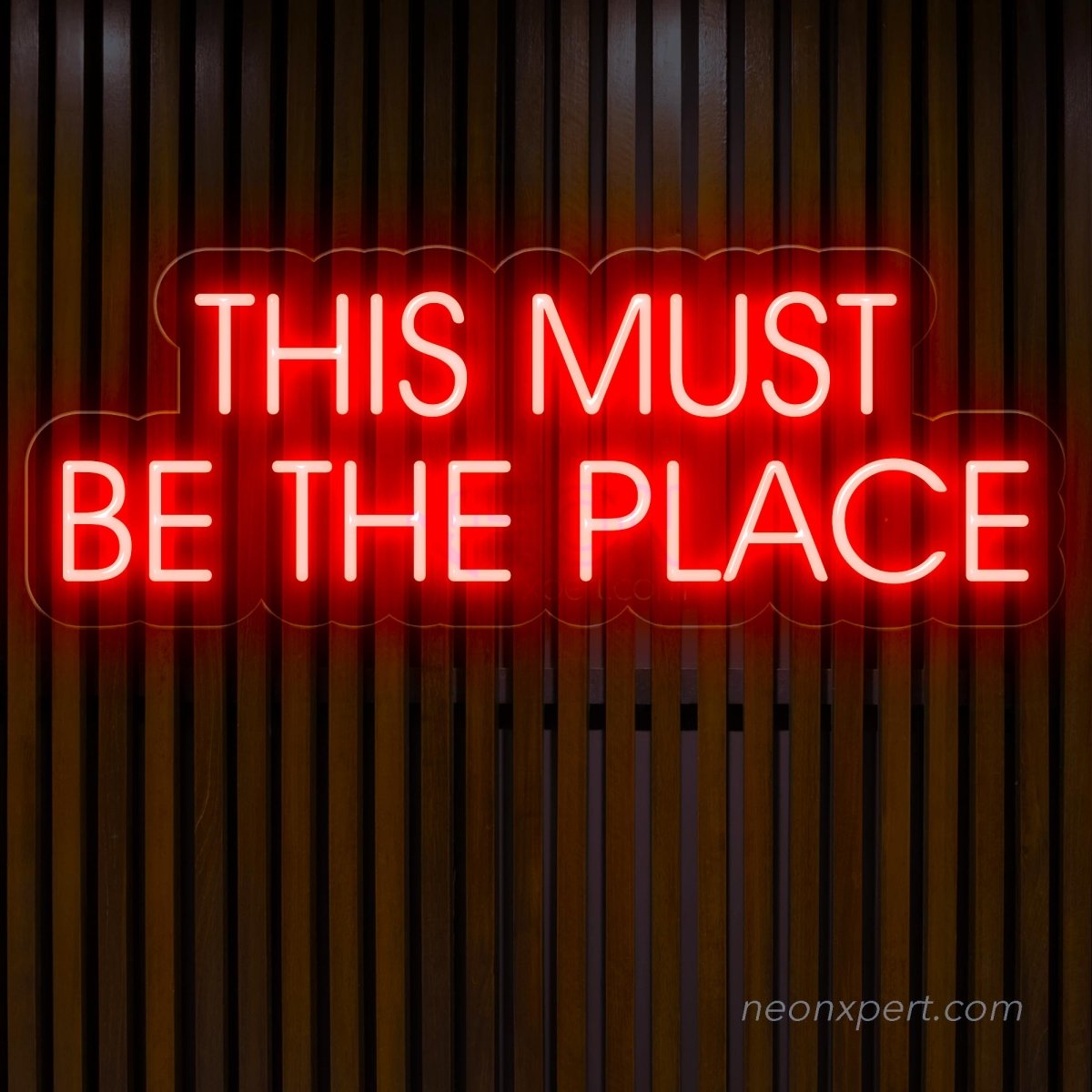 This Must Be The Place LED Neon Sign